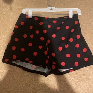 Polka dot shorts